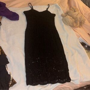Little black lacy dress Francesca’s